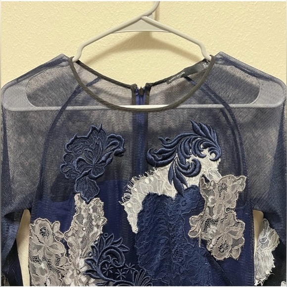 Karen Millen Dress - Lace Embroidered Illusion Detail - Picture 3 of 11